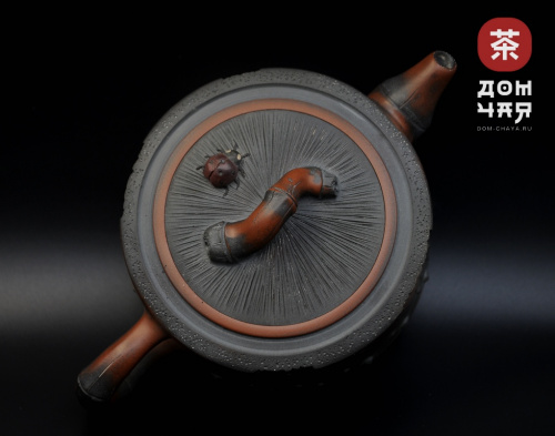 Авторский Чайник из Циньчжоу "Пеньковая коллекция" дровяной обжиг #79, 175мл.