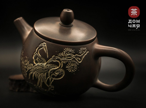 Авторский Чайник Нисин-Тао "Журавли" #97, 185мл