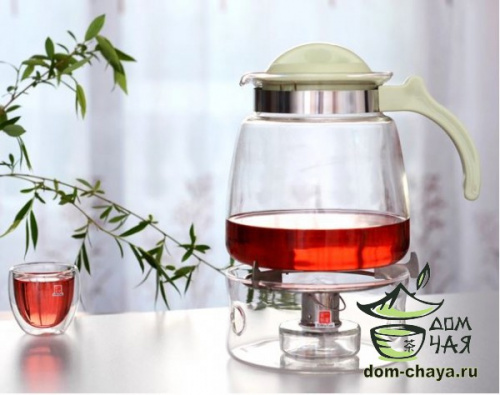 Чайник из жаропрочного стекла 800 мл.