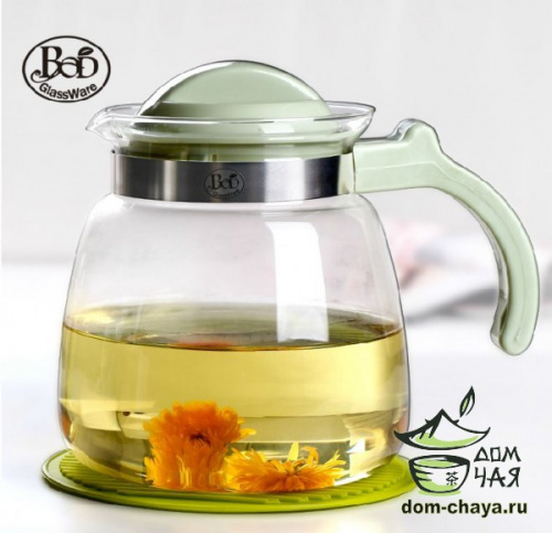 Чайник из жаропрочного стекла 800 мл.