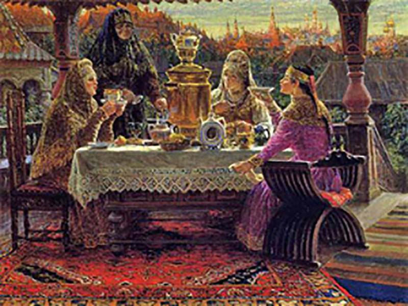 Когда чай появился в России?