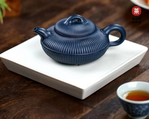 Авторский Исинский Чайник "Синяя глина", SHQ #717, 310мл.