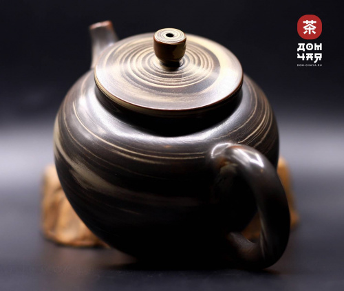 Авторский Чайник из Гуанси, Зебра "Комбинированный стиль" #233, 210мл