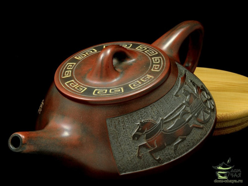 Авторский Чайник из Циньчжоу Колесница Императора #36