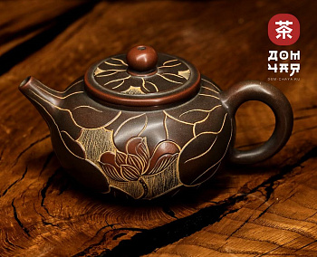 Авторский Чайник из Гуанси "Лотос" #274, 210мл.