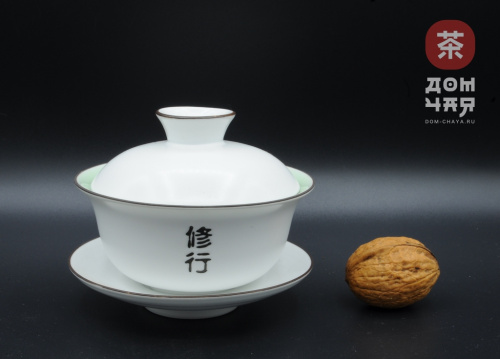 Гайвань фарфор, Матовый Селадон, 130 мл.