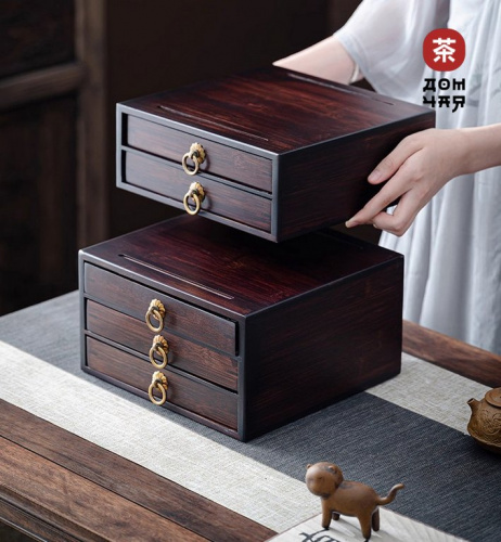 Сундук для хранения прессованного чая (3х Блинов)