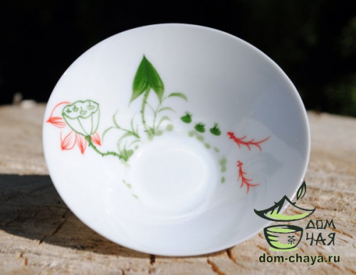 Пиалы из тонкостенного Фарфора ручной росписи f76, 85мл.