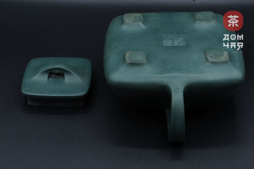 Авторский Исинский чайник, Синяя глина, 400мл #670