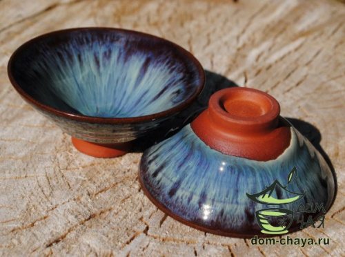 Пиала обливная глазурь (ручной работы) #63