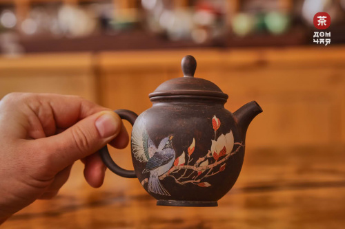Чайник "Тёплые крылья" Цзяншуйский Барельеф, 190мл