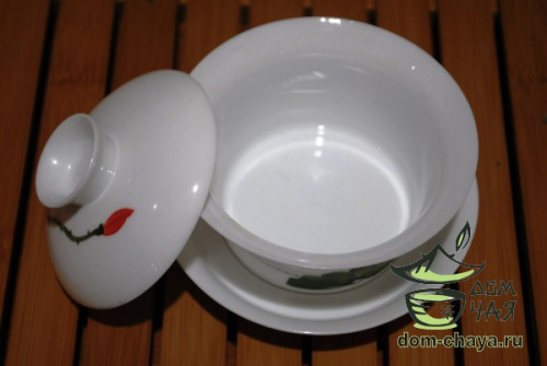 Гайвань Цветы «тонкостенный Фарфор ручной росписи»