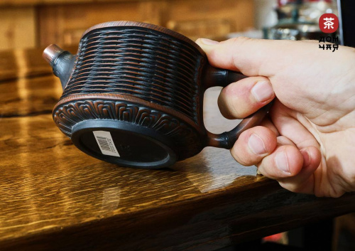 Резной Чайник из Циньчжоу "Корзинка Любао", 280мл