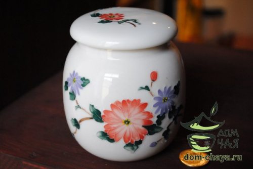 Чайница ручная роспись #10