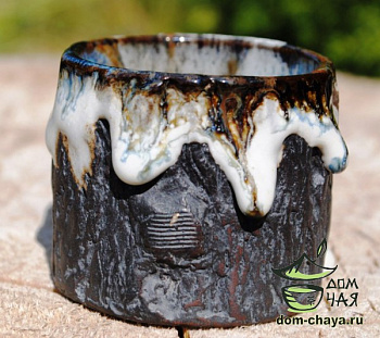 Пиала обливная глазурь (ручной работы) #65