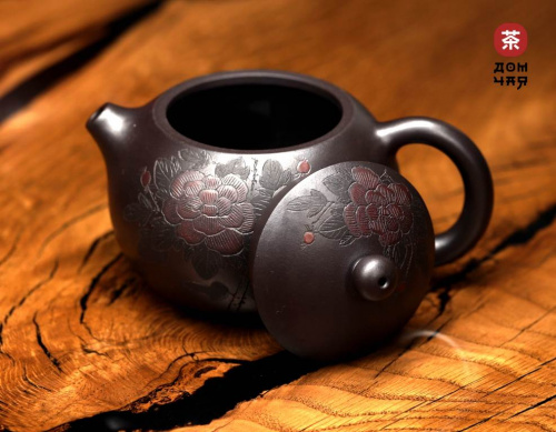 Авторский Исинский Чайник "Си Ши", Дровяной Обжиг «глина Лао Цзи Ни» SHQ #720, 250мл