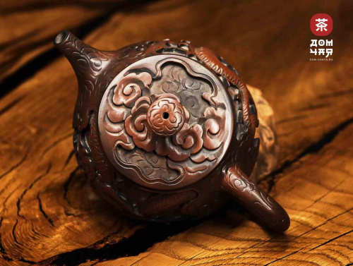Резной Дракон "Авторский Чайник из Гуанси", 190мл.