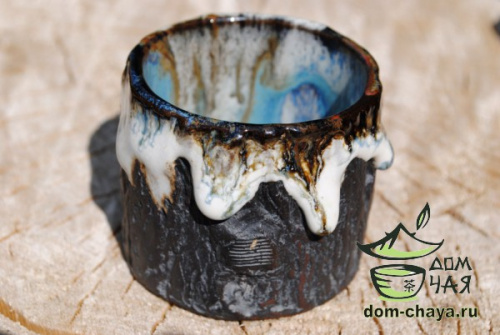 Пиала обливная глазурь (ручной работы) #65