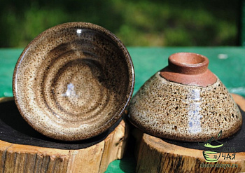 Пиала обливная глазурь (ручной работы) #48