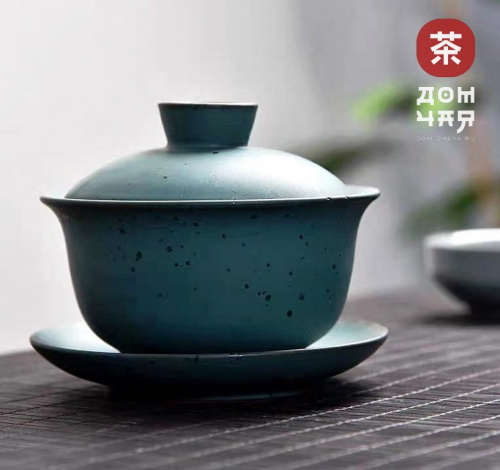  Гайвань, керамика «Бирюза», 130мл. 	 	 	 	