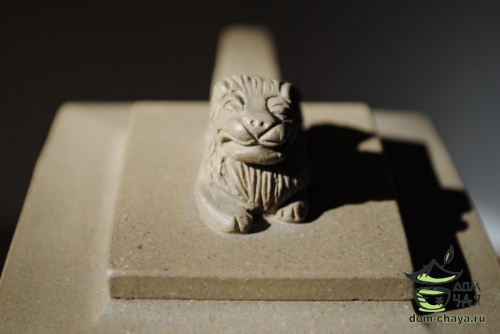 Исинский Чайник, Белая глина "Многогранник" #192, 320мл.