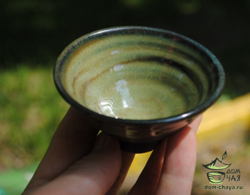 Пиала обливная глазурь (ручной работы) #49