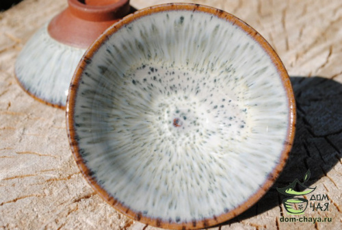 Пиала обливная глазурь (ручной работы) #60