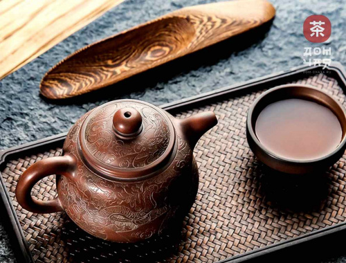 Авторский Чайник из Циньчжоу "Дракон в облаках" #91, 200мл 