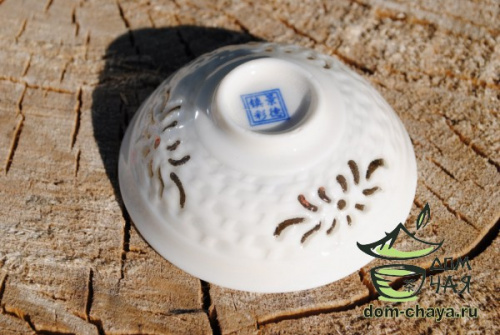 Пиала из тонкостенного Фарфора ручной росписи t07