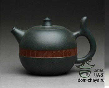 Чайник Зелёная глина. HQ original.#14