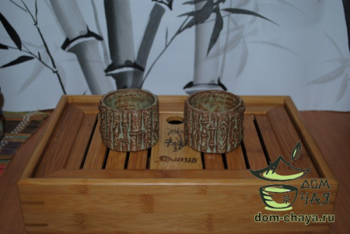 Пиала обливная глазурь «Ю Тао» (Бамбук) #14