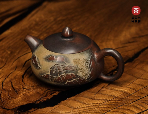 Авторский Чайник из Циньчжоу "Горная Деревня" #254, 190мл