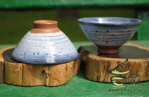 Пиала обливная глазурь (ручной работы) #44