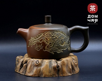 Авторский Чайник из Циньчжоу "Цзинлань Ху", Дракон #128, 185мл.