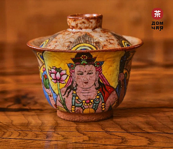 Гайвань Цзиньдэчжэнь "Хуан Гуаньинь" , ручная роспись,150 мл.