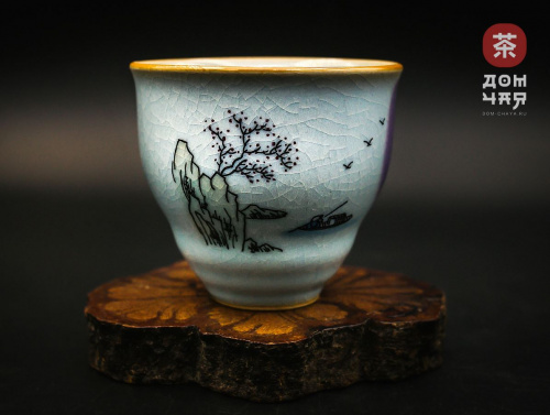 Пиала Цзиндэчжэнь, ручная роспись #30, 80мл