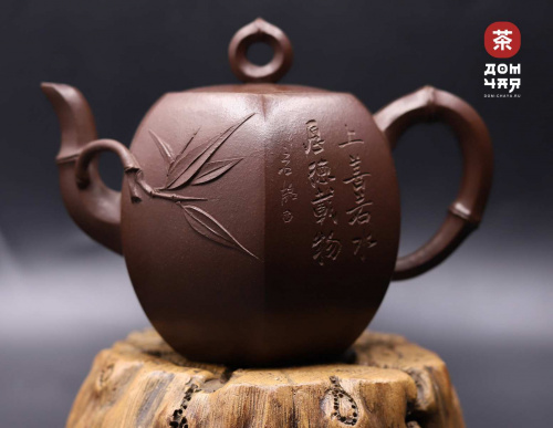 Чайник Исинская глина "Шестигранник" #573