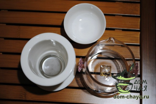 Чайная колба с ушками (Ручная роспись) 150мл.