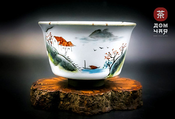 Пиала Цзиндэчжэнь, ручная роспись #31, 80мл