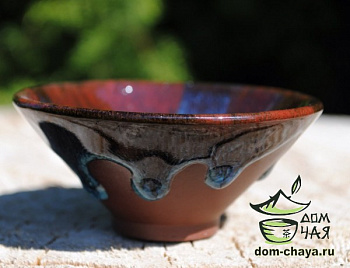 Пиала обливная глазурь (ручной работы) #57