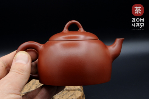 Авторский Исинский чайник, глина "Да Хун Пао" 150мл #676
