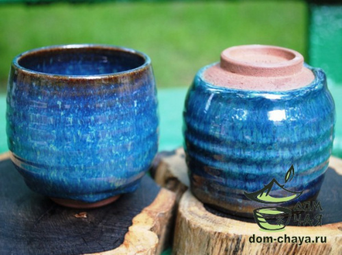 Пиала обливная глазурь (ручной работы) #39