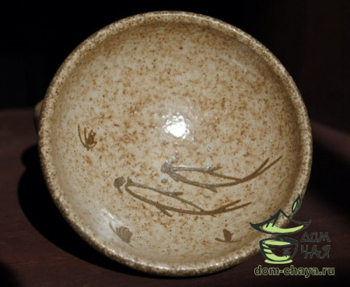 Пиала обливная глазурь (ручная роспись) #31