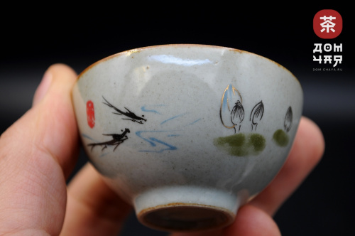 Пиала керамика, селадон #85, 50мл.