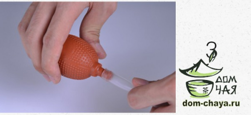 Груша с трубкой для слива Чабани