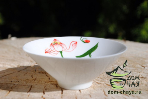 Пиалы из тонкостенного Фарфора ручной росписи f74, 85мл.