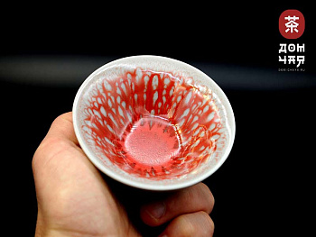 Пиала керамика, обливная глазурь #90, 60мл.