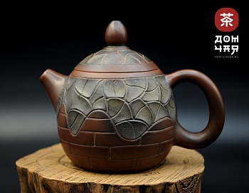 Авторский Чайник из Циньчжоу "Китайская крепость" #78, 140мл.