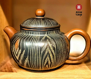 Авторский Чайник Нисин-Тао "Древесный стиль" #286, 200мл.