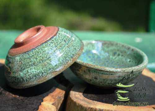 Пиала обливная глазурь (ручной работы) #41